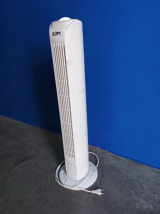 Ventilador de Pie EDM Blanco