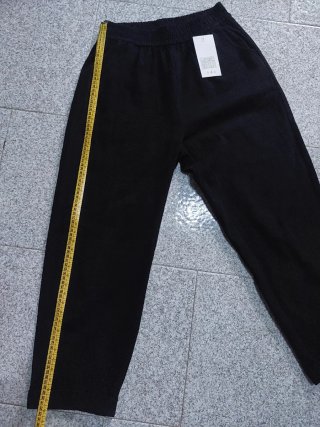 Pantaloni jeans neri, taglia L/XL