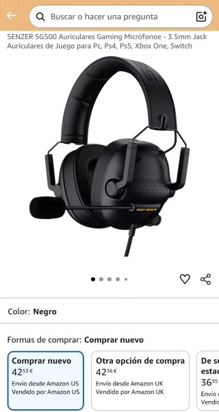 Auriculares Gaming Sennzer con Micrófono