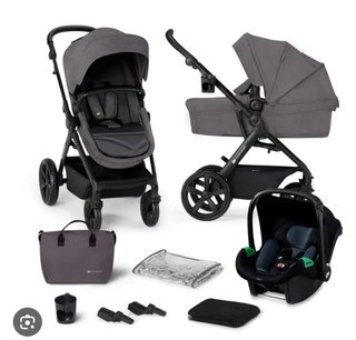 Carro Kinderkraft 3 en 1 Gris