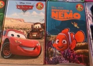 Libros infantiles cars y nemo