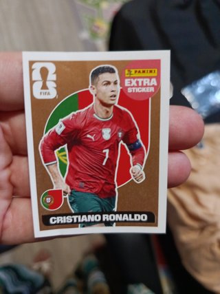 Extra sticker cristiano ronaldo