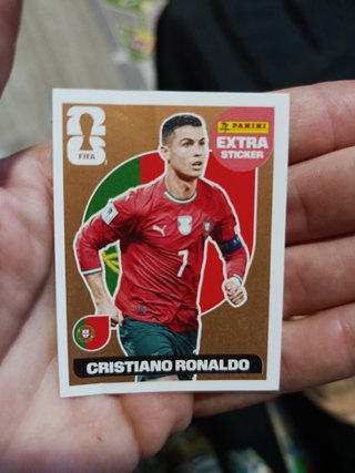Extra sticker cristiano ronaldo
