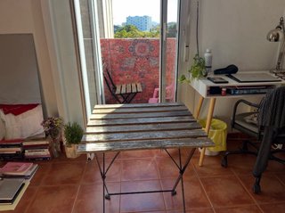 Mesa y Silla Balcón
