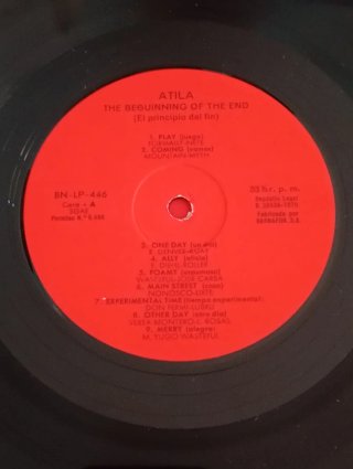 Vinilo Atila The Beginning of the End 1975