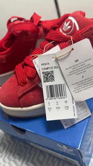 Adidas Campus 00s Rojas Talla 38