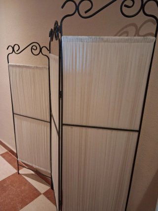 Biombo decorativo de 3 paneles