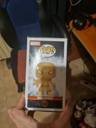 Funko Pop Iron Spider Dorado Marvel 440
