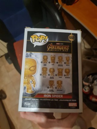 Funko Pop Iron Spider Dorado Marvel 440