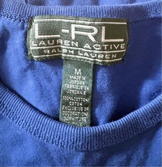 Camiseta Ralph Lauren M Azul Logo