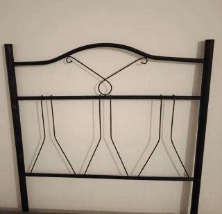 Cabecero de forja bronce
