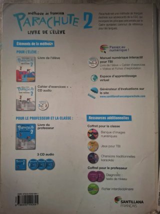 Parachute 2, Livre de l'élève y cahier d'exercices