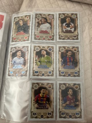 Cartas Topps Fútbol Coleccionables
