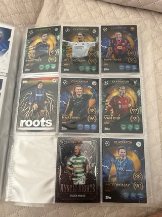 Cartas Topps Fútbol Coleccionables