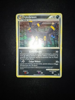 Umbreon Holo 10/90 - Pokémon Carta. Senza Paura