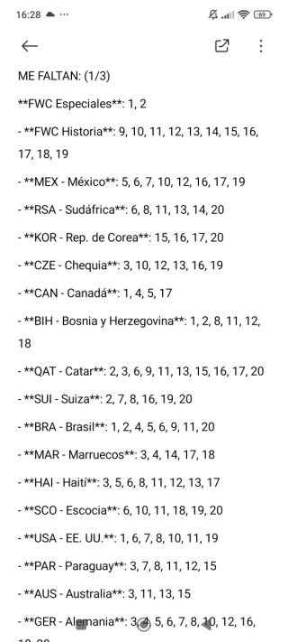 Cromos Mundial 2026 FIFA