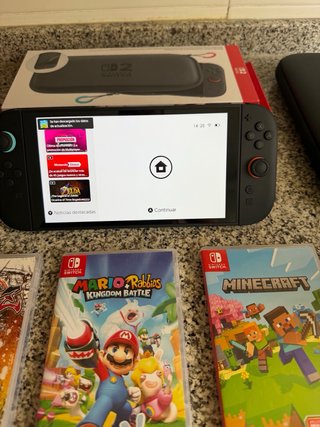 Nintendo Switch 2 + 3 Juegos + Accesorios