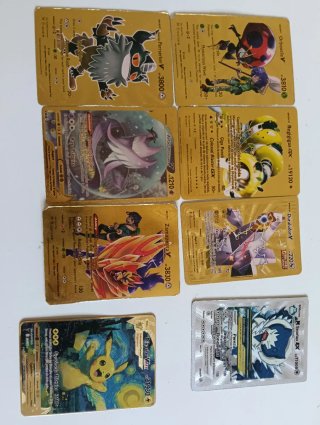 Cartas Pokémon Doradas V/VMAX/GX