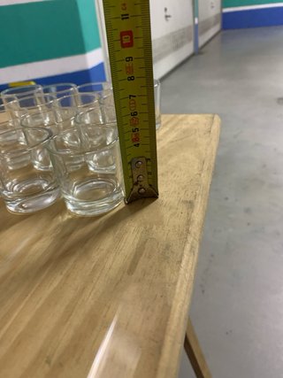 Vasos de chupito de cristal