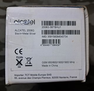 TELEFONO MOVIL ALCATEL 2008G