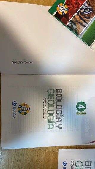 Biología y Geología, 4 ESO, Editorial Anaya Madrid