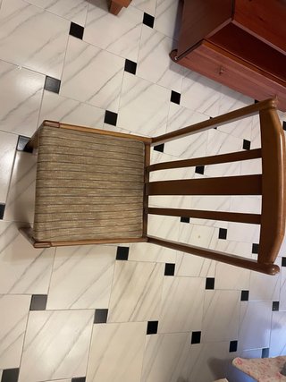 Conjunto de mesa comedor con 6 sillas+mesa auxiar