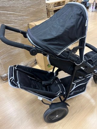 hauck Freerider Carro Gemelar Reclinable, Silla de Paseo Gemelar Plegable