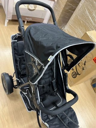 hauck Freerider Carro Gemelar Reclinable, Silla de Paseo Gemelar Plegable