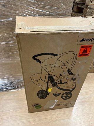hauck Freerider Carro Gemelar Reclinable, Silla de Paseo Gemelar Plegable