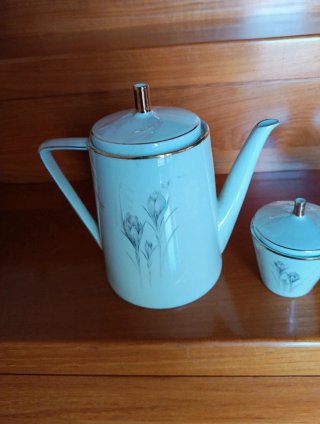 Servizio completo 6 tazze caffè/tè vintage