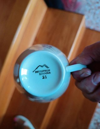 Servizio completo 6 tazze caffè/tè vintage