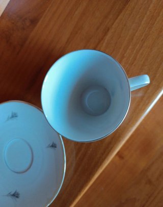 Servizio completo 6 tazze caffè/tè vintage