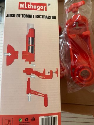 Exprimidor de Tomate Manual con Manivela - NUEVO