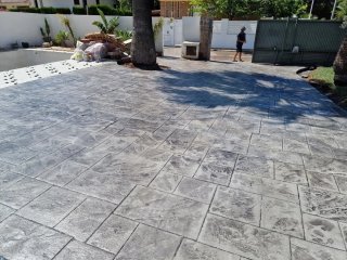 Hormigón impreso