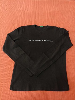 Maglietta nera United Colors of Benetton