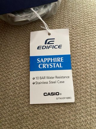 Reloj Casio Edifice Plata y Marrón