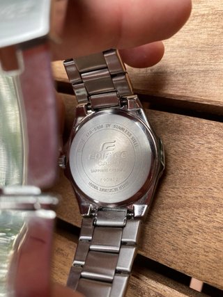 Reloj Casio Edifice Plata y Marrón