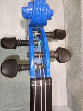 Violín Eléctrico Ammoon Azul + Estuche