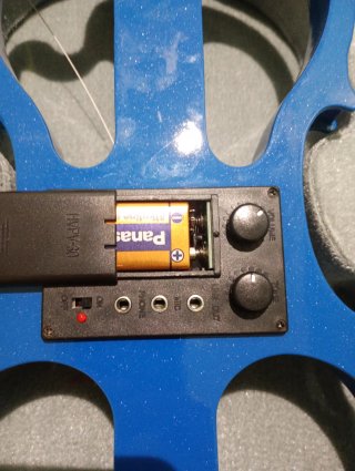 Violín Eléctrico Ammoon Azul + Estuche