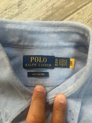 Camisa Polo Ralph Lauren Azul Talla XL