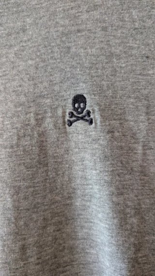 Camiseta básica Scalpers - Gris