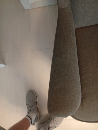 Sillón orejero Ikea Strandmon gris