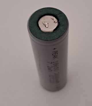 50 Celle Litio 18650 PEAK 2000mAh