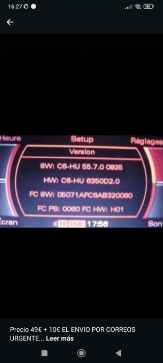Audi MMI 2G Bootloader Reparación y Actualización