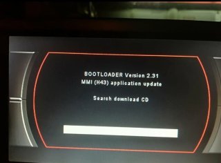 Audi MMI 2G Bootloader Reparación y Actualización
