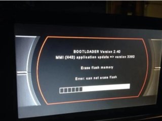 Audi MMI 2G Bootloader Reparación y Actualización