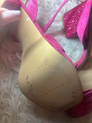 Sandalias Alma en Pena tacón plataforma fucsia