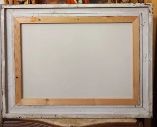 Quadro con cornice dorata