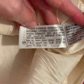 Chaleco de lino zara