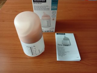 Biberón Suavinex Zero.Zero 180 ml.